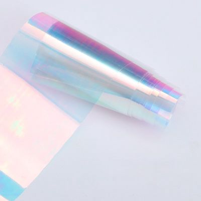 Clear Nail Foil Transfer Sticker - A