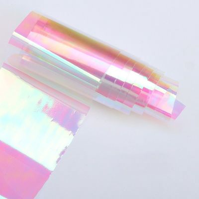 Clear Nail Foil Transfer Sticker - F