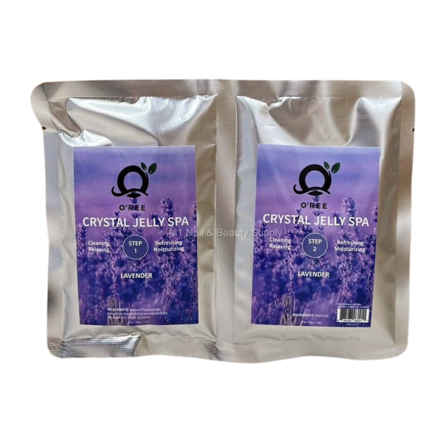 O&#39;REE Crystal Jelly Salt (1 set), Fragrance: Lavender