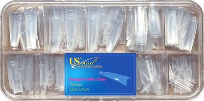USN Straight Coffin Clear Box (540 tips)