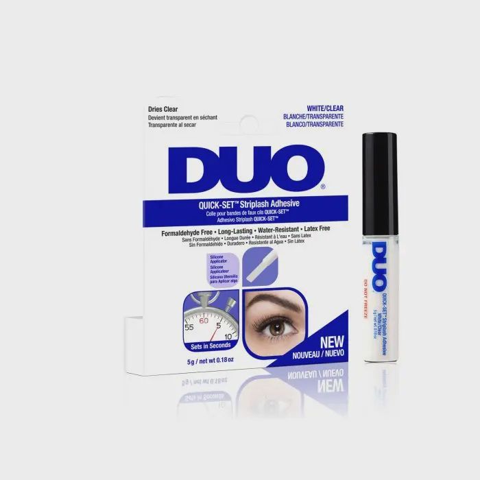 DUO® Quick-Set Strip Lash Adhesive | White/Clear 5g