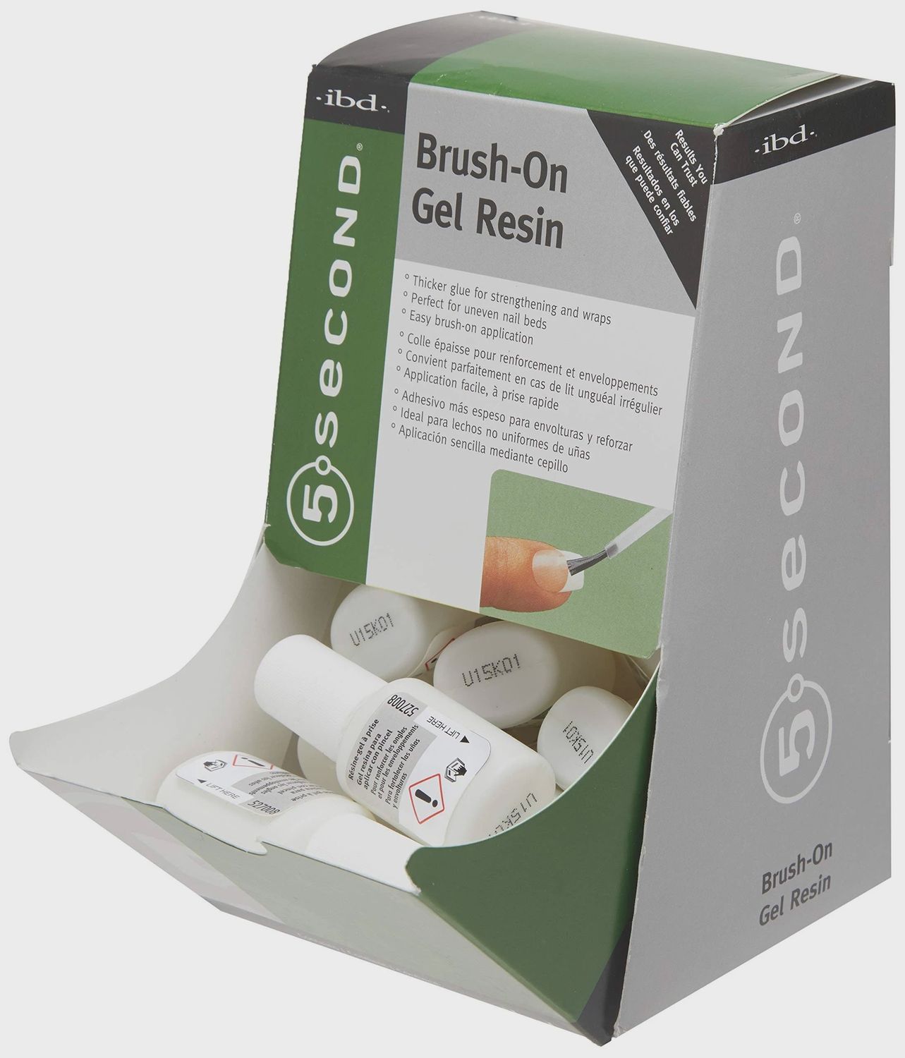 ibd 5 Second Brush On Gel Resin (12pcs/ Box)