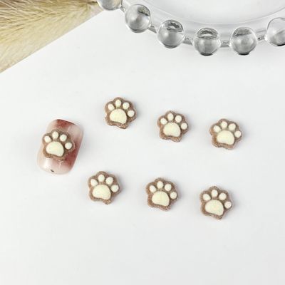 3D Cream Cartoon Nail Charms (2pcs), Shape: 1