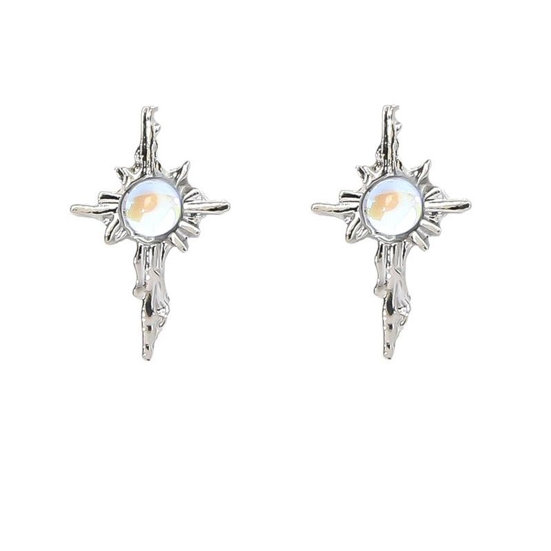 Pearl Cross Nail Charm (2pcs)