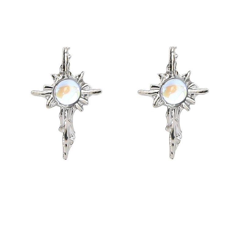 Pearl Cross Nail Charm (2pcs)