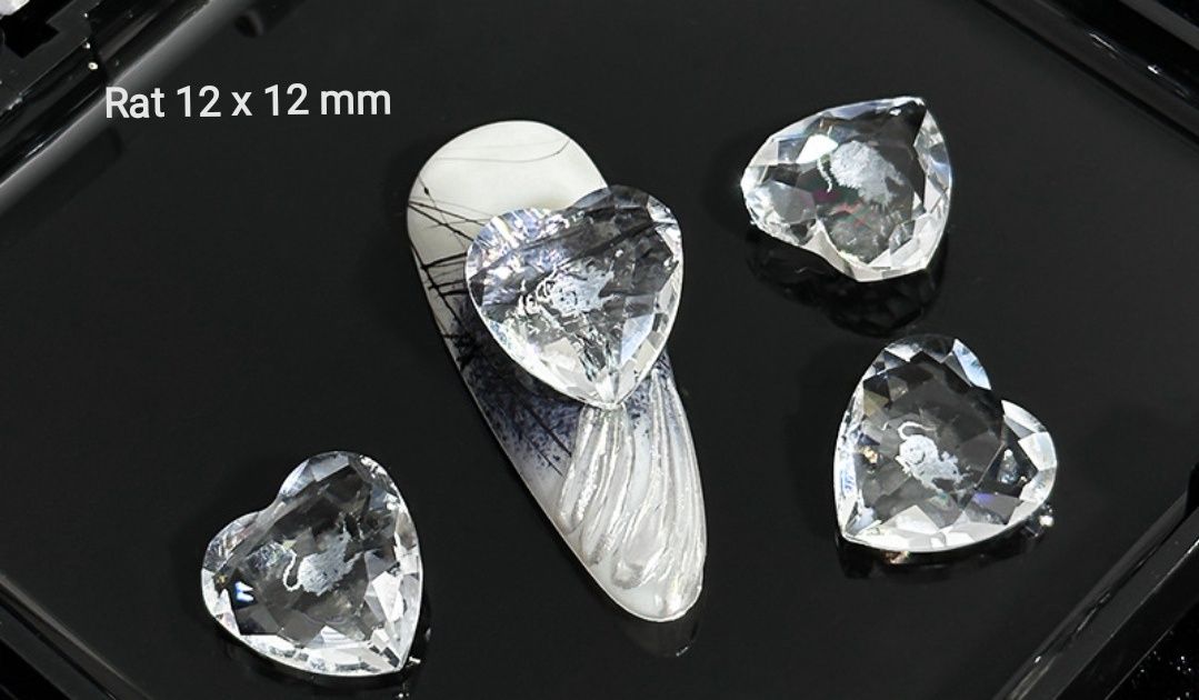 3D Crystal Heart Rhinestone With Zodiac Signs, Name: Rat