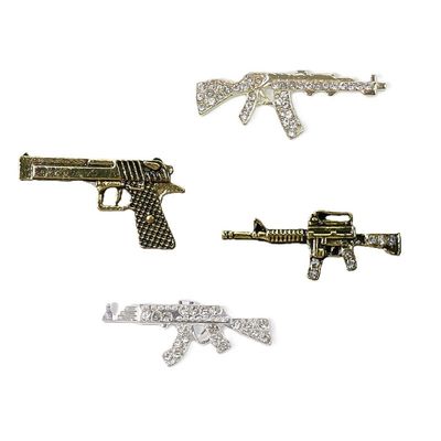 Gun Nail Charm (4pcs)