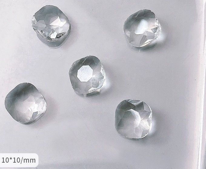 3D Crystal Glass Square Rhinestone (5pcs)