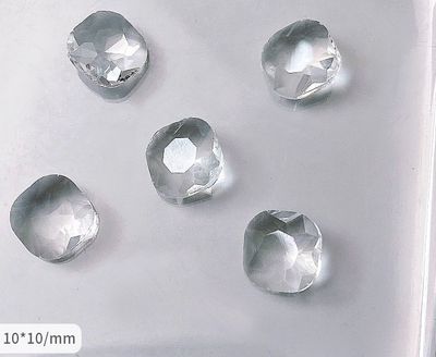 3D Crystal Glass Square Rhinestone (5pcs)