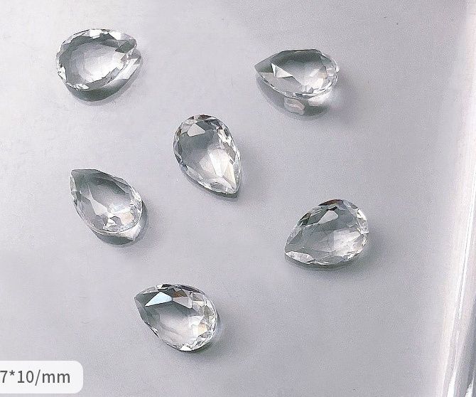 3D Crystal Glass Water Drop Rhinestone (5pcs)