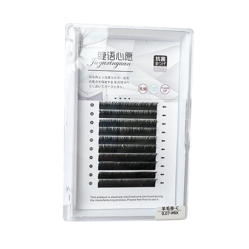 JYXY False Eyelashes C- 0.07 MIX