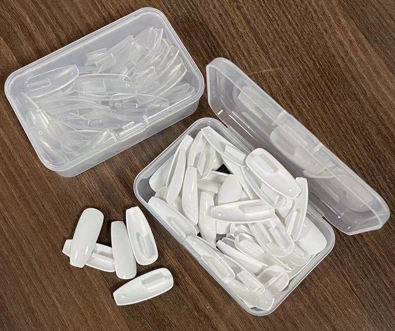 Replacement Tips for Nail Training Practice Hand, color: White