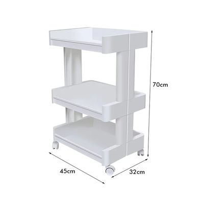 Plastic Salon Trolley Cart 3 Tier