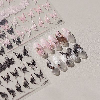5D Butterfly Nail Sticker