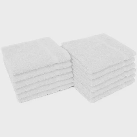 Silver Star White Cotton Towel 4.1lb 16x30 (Dozen)