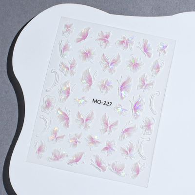 3D Butterfly Nail Sticker, Name: MO 227