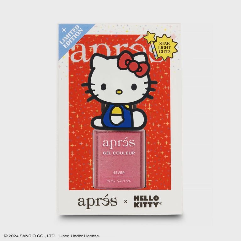 Apres Hello Kitty® Flash Glitter Gel Couleur 10ml - HK03 4ever