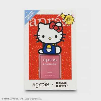 Apres Hello Kitty® Flash Glitter Gel Couleur 10ml - HK03 4ever