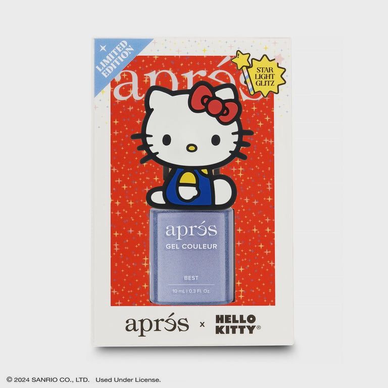 Apres Hello Kitty® Flash Glitter Gel Couleur 10ml - HK01 Best
