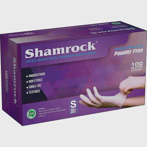 Shamrock Latex Gloves Powder free