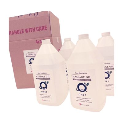 O&#39;REE Massage Oil (Case of 4 Gallon)