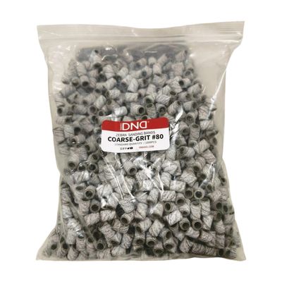 DND Sanding Bands for Nail Drills (1000pcs/bag) - Coarse Zebra