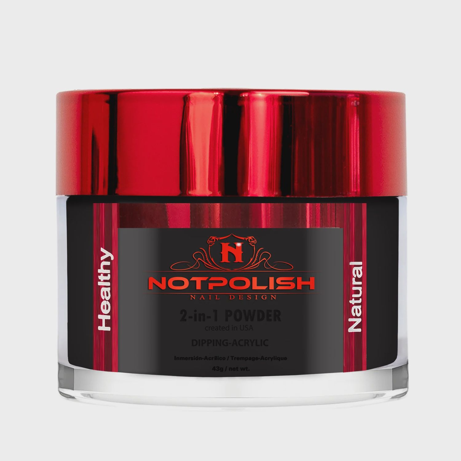 NOTPOLISH Dipping-Acrylic Powder - OG03 Black