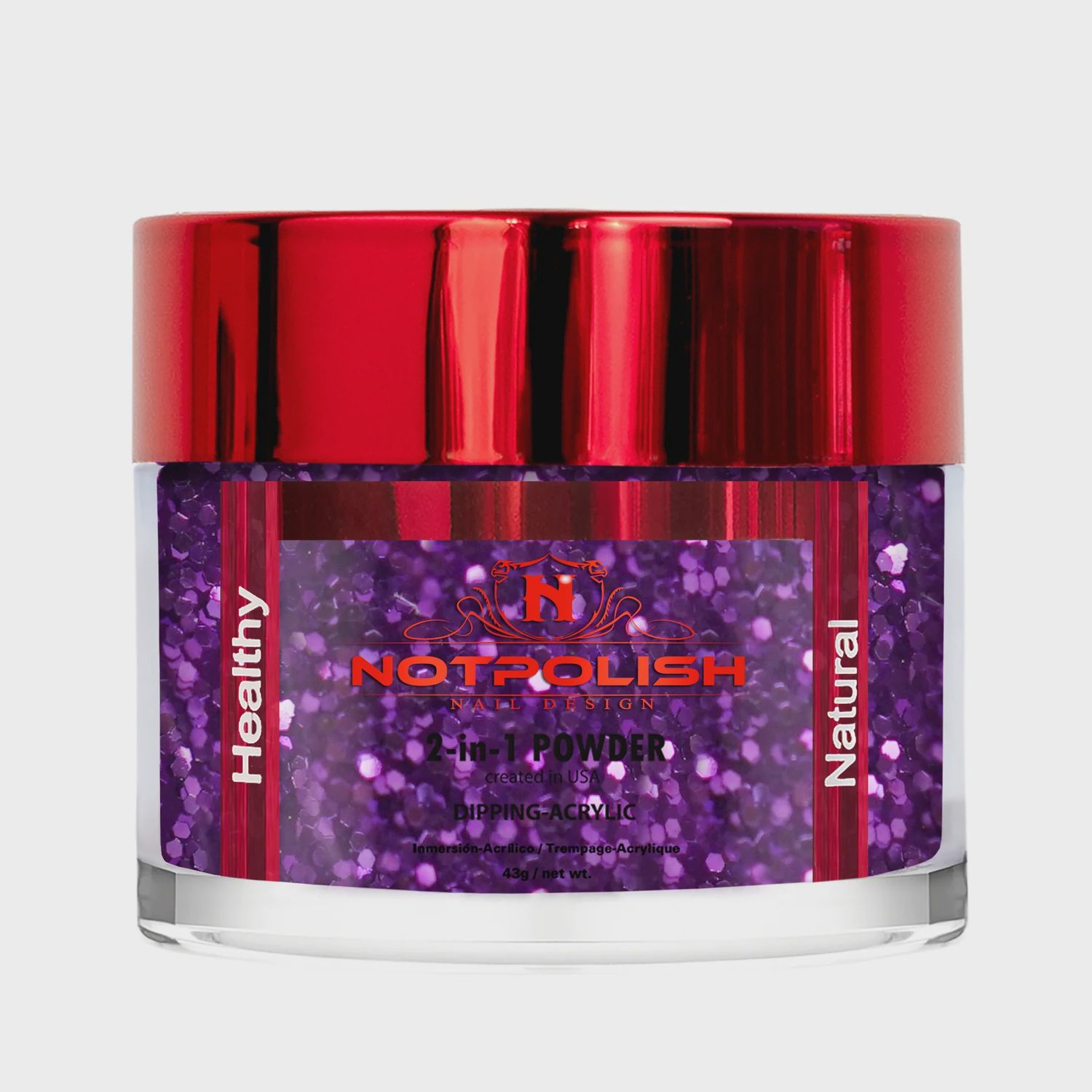 NOTPOLISH Dipping-Acrylic Powder - OG178 Purple Kisses