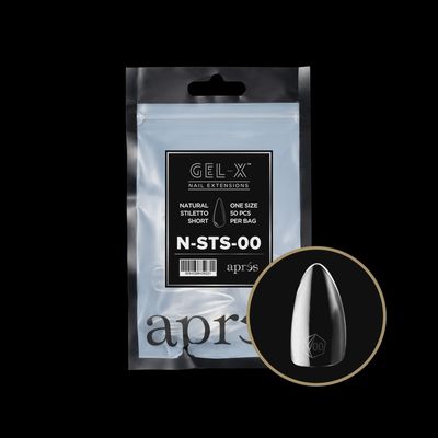 GEL-X® Natural Stiletto Short Refill Bag (50pcs)