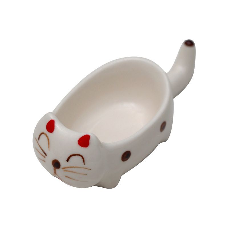 Ceramic Cartoon Brush Cleaning Container - B