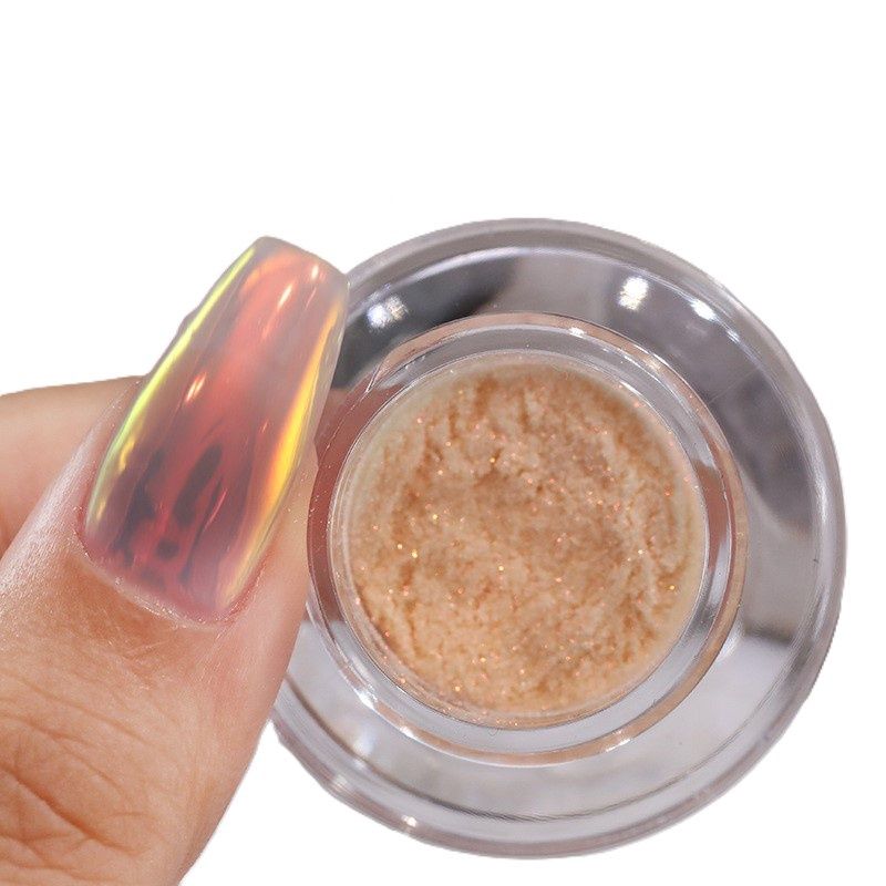 Mirror Moon Nail Art Powder (1g), color: Orange