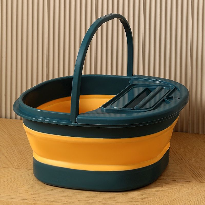 Foldable Foot Bath Tub, Size: Blue