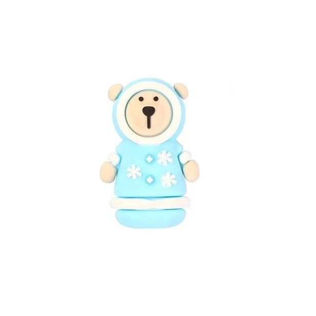 Nail Nipper Cover - Blue Bear