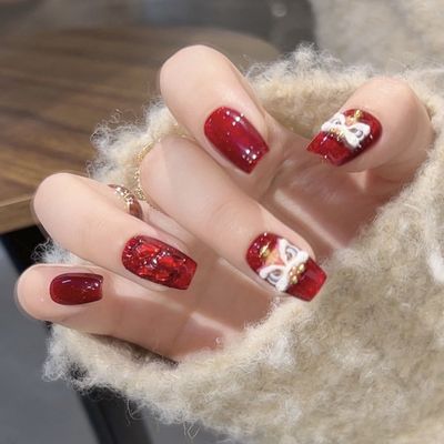 Handmade Press On Nail Tips - 24153-4