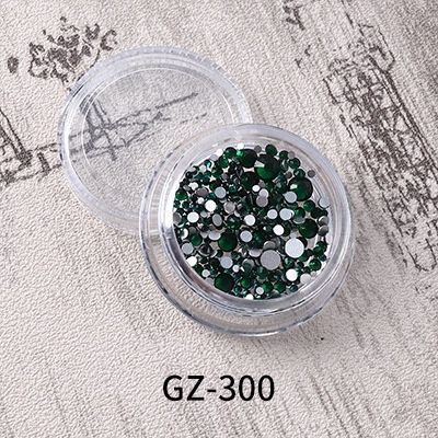 3D Nail Glitter - GZ, color: 300 Green