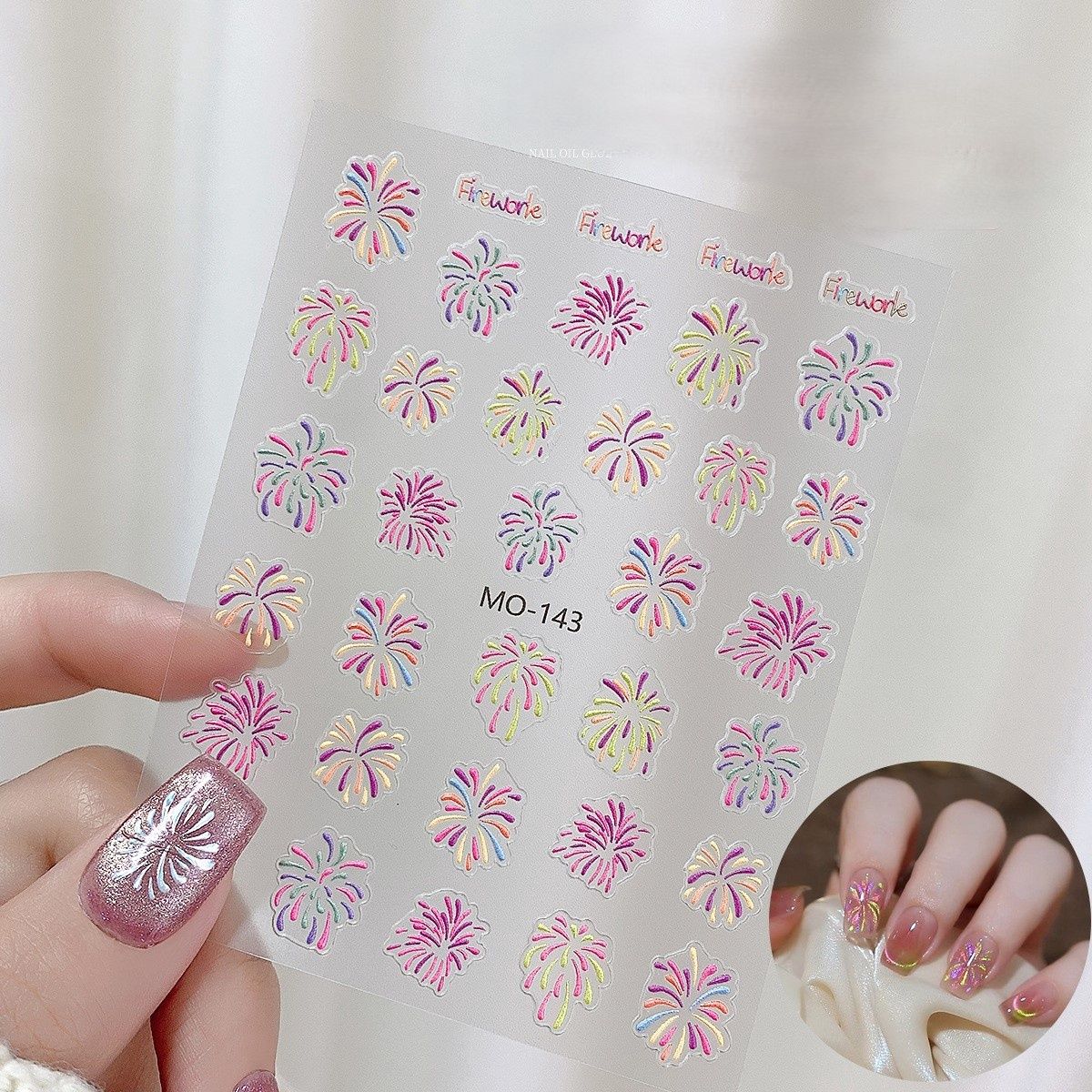 Nail Sticker Firework - MO143