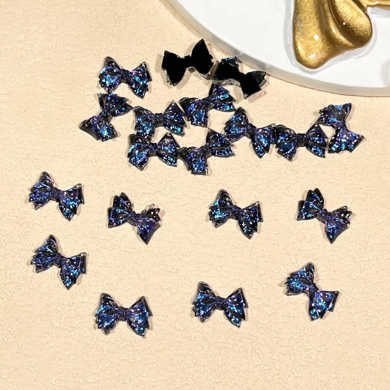 3D Bow Tie Nail Charm (2pcs) - B