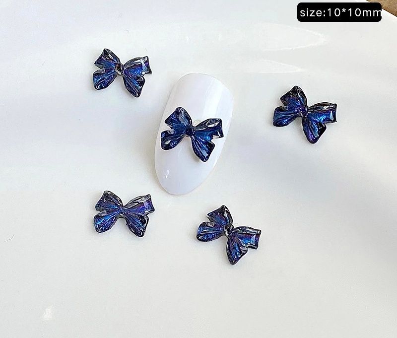 3D Bow Tie Nail Charm (2pcs) - D