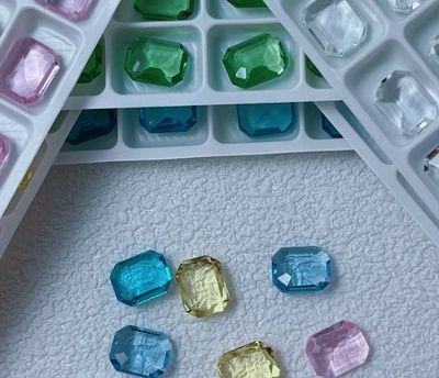 Nail Art Rhinestone Rectangle(5pcs)