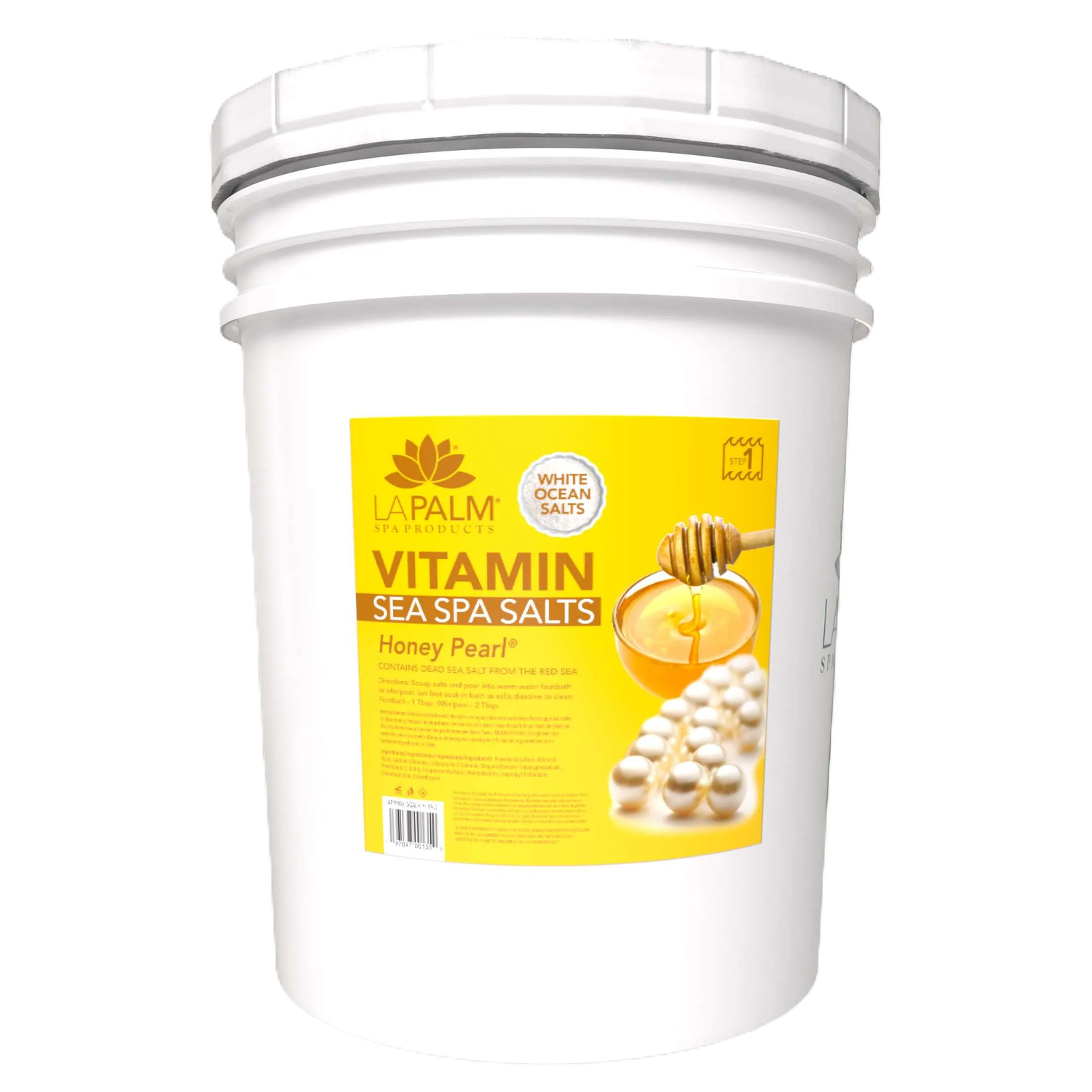 Sea Spa Salt Bucket (5 Gal), Fragrance: Honey Pearl