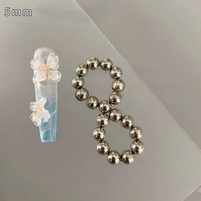 5mm Round Magnet Beads 20pcs / Bag
