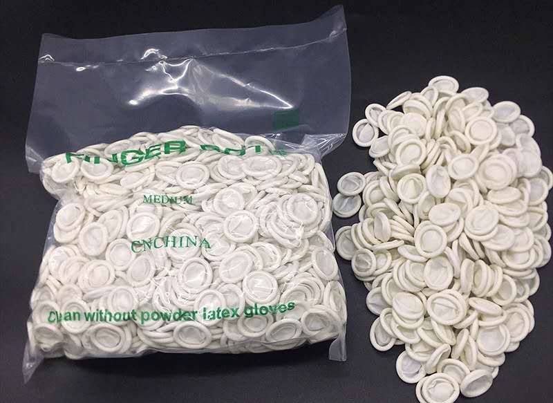 Silkline Latex Finger Cots Approximate 800pcs/bag