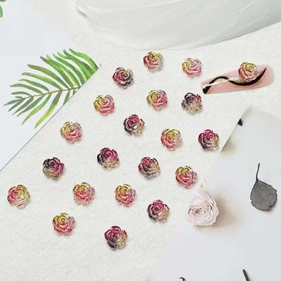 Camelia Nail Charm 2pc/bag