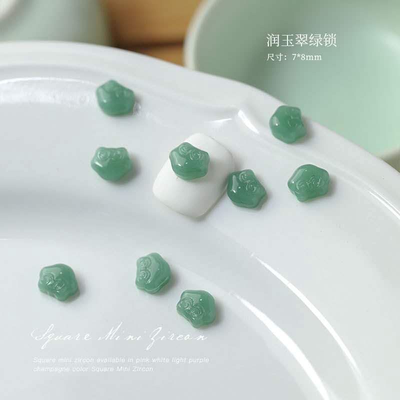 Jadeite Nail Charms, Name: #1