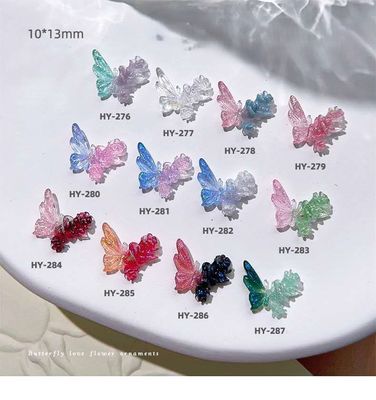 HY Butterfly Nail Charms 5pcs/bag
