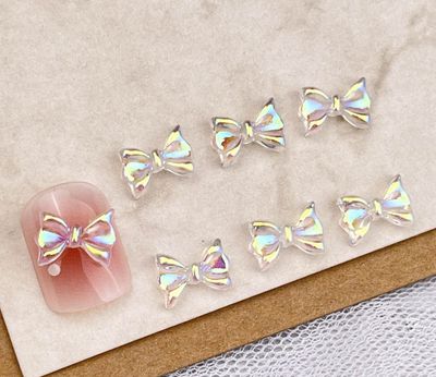 Aurora Bow Tie Nail Charms 2pcs/bag