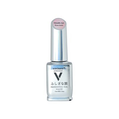 Vinimay Metallic Gel 15ml - Rose Gold