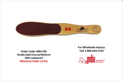 MBI-230 Foot file double sided (Coarse/Medium)
