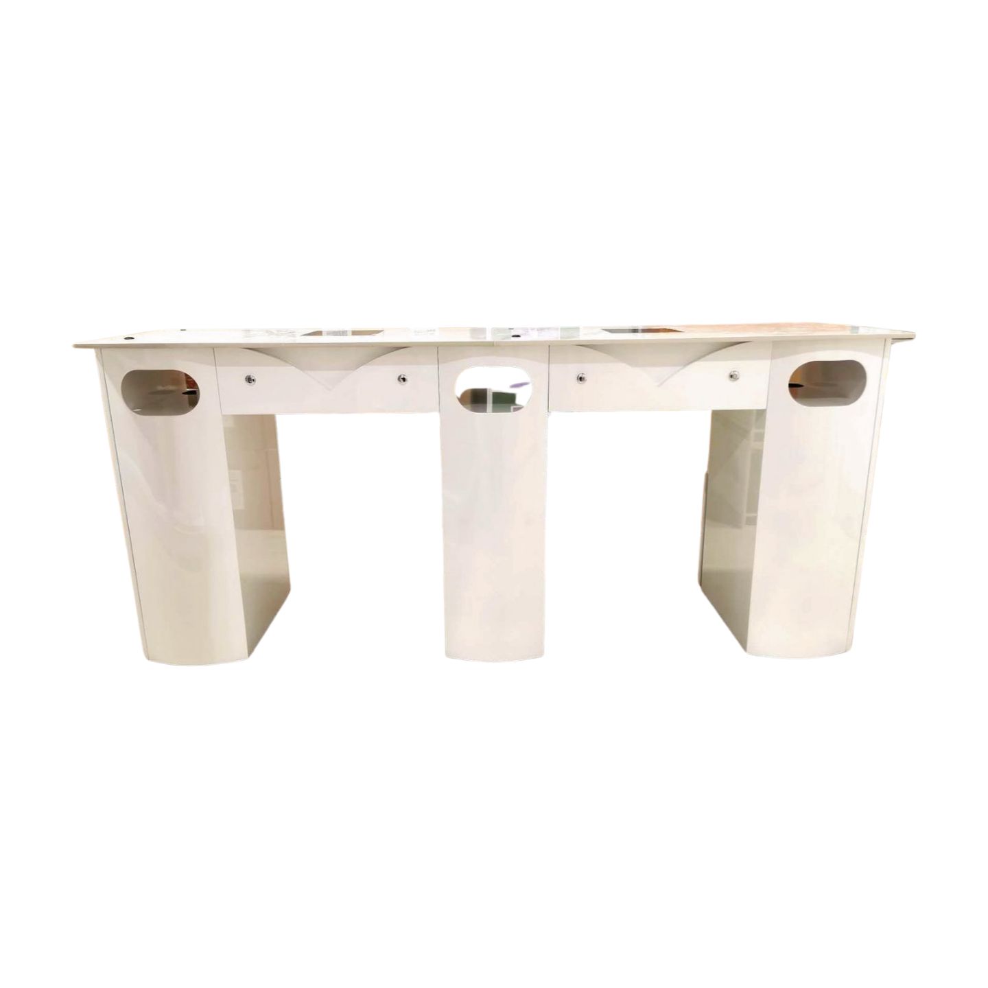 Double Manicure Table with Vacuum N132K -2