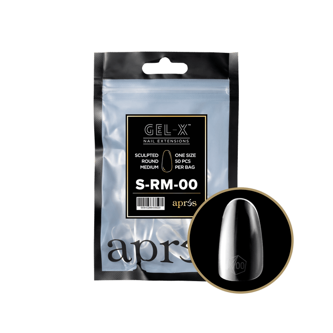 GEL-X® Sculpted Round Medium Refill Bag (50pcs), Size: 00